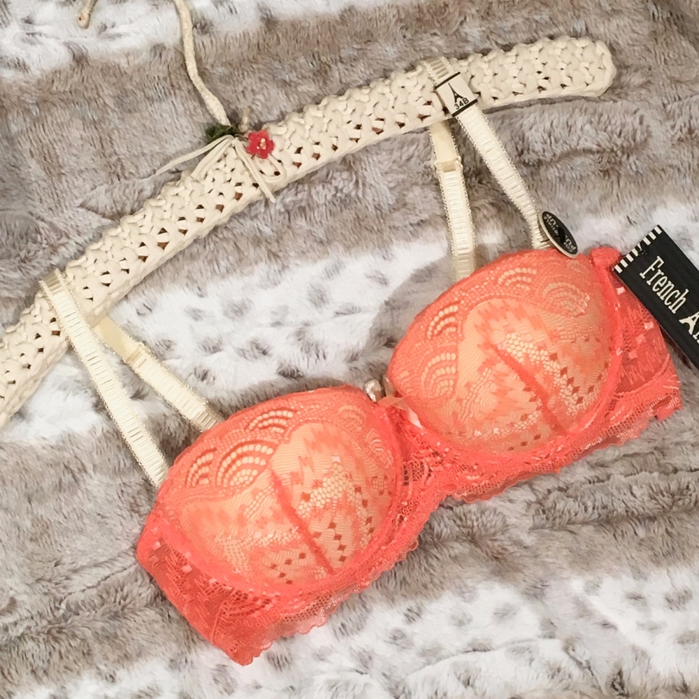 French Affair Coral Push-up Bra